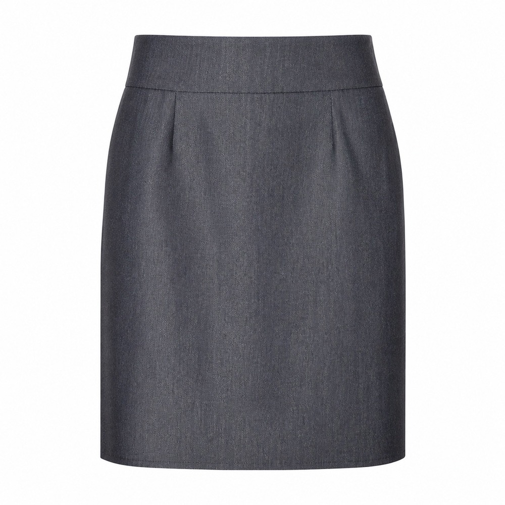 Antonio Melani Pencil Skirt 6 Gray Metallic Career Office Tailored Quiet